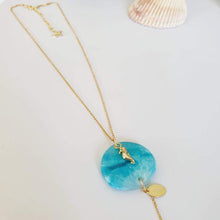 Load image into Gallery viewer, CONTACT US TO RECREATE THIS SOLD OUT STYLE Adorn Pacific x Hot Glass Necklace with Seahorse &amp; Starfish Charm detail- FJD$ - Adorn Pacific - Necklaces
