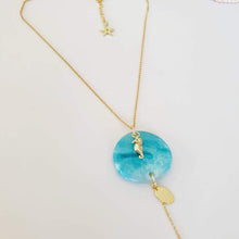 Load image into Gallery viewer, CONTACT US TO RECREATE THIS SOLD OUT STYLE Adorn Pacific x Hot Glass Necklace with Seahorse &amp; Starfish Charm detail- FJD$ - Adorn Pacific - Necklaces
