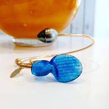 Load image into Gallery viewer, CONTACT US TO RECREATE THIS SOLD OUT STYLE Adorn Pacific x Hot Glass Saltwater Pearl &amp; Turtle Cuff - FJD$ - Adorn Pacific - Bracelets
