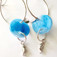 Load image into Gallery viewer, CONTACT US TO RECREATE THIS SOLD OUT STYLE Adorn Pacific x Hot Glass Seahorse Hoop Earrings - FJD$ - Adorn Pacific - Earrings
