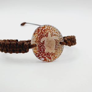 CONTACT US TO RECREATE THIS SOLD OUT STYLE Adorn Pacific x Hot Glass Turtle Bracelet - Wax Cord FJD$ - Adorn Pacific - Bracelets