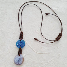 Load image into Gallery viewer, CONTACT US TO RECREATE THIS SOLD OUT STYLE Adorn Pacific x Hot Glass Wax Cord Double Glass Necklace - FJD$ - Adorn Pacific - Necklaces
