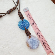 Load image into Gallery viewer, CONTACT US TO RECREATE THIS SOLD OUT STYLE Adorn Pacific x Hot Glass Wax Cord Double Glass Necklace - FJD$ - Adorn Pacific - Necklaces
