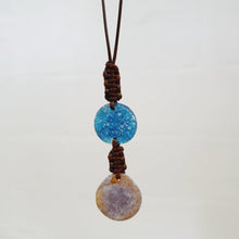 Load image into Gallery viewer, CONTACT US TO RECREATE THIS SOLD OUT STYLE Adorn Pacific x Hot Glass Wax Cord Double Glass Necklace - FJD$ - Adorn Pacific - Necklaces

