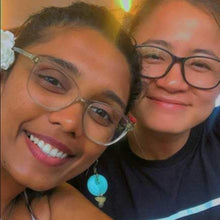 Load image into Gallery viewer, CONTACT US TO RECREATE THIS SOLD OUT STYLE Adorn Pacific x Hot Glass with Flower Shell Earrings - FJD$ - Adorn Pacific - Earrings

