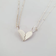 Load image into Gallery viewer, CONTACT US TO RECREATE THIS SOLD OUT STYLE Best Friends Fine Chain Heart Bracelets - 925 Sterling Silver - FJD$ - Adorn Pacific - Necklaces
