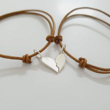 Load image into Gallery viewer, CONTACT US TO RECREATE THIS SOLD OUT STYLE Best Friends Heart Bracelets - Genuine Leather - FJD$ - Adorn Pacific - Bracelets
