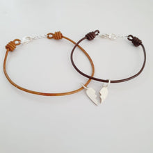 Load image into Gallery viewer, CONTACT US TO RECREATE THIS SOLD OUT STYLE Best Friends Heart Bracelets - Genuine Leather - FJD$ - Adorn Pacific - Bracelets
