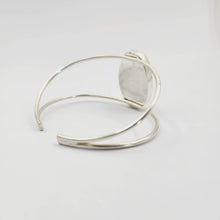 Load image into Gallery viewer, CONTACT US TO RECREATE THIS SOLD OUT STYLE Bezel Set  Cowrie Shell Bangle - 925 Sterling Silver FJD$ - Adorn Pacific - Bracelets
