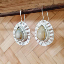Load image into Gallery viewer, CONTACT US TO RECREATE THIS SOLD OUT STYLE Bezel Set Cowrie Shell Sunray Earrings - 925 Sterling Silver FJD$ - Adorn Pacific - Earrings
