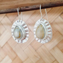 Load image into Gallery viewer, CONTACT US TO RECREATE THIS SOLD OUT STYLE Bezel Set Cowrie Shell Sunray Earrings - 925 Sterling Silver FJD$ - Adorn Pacific - Earrings
