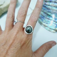 Load image into Gallery viewer, CONTACT US TO RECREATE THIS SOLD OUT STYLE Bezel set Fiji Saltwater Pearl Ring - 925 Sterling Silver FJD$ - Adorn Pacific - Rings
