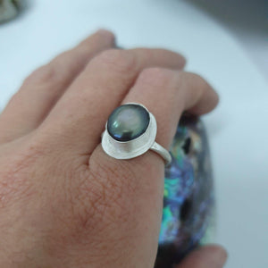 CONTACT US TO RECREATE THIS SOLD OUT STYLE Bezel set Fiji Saltwater Pearl Ring - 925 Sterling Silver FJD$ - Adorn Pacific - Rings