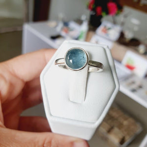 CONTACT US TO RECREATE THIS SOLD OUT STYLE Bezel Set Precious Stone Ring - Aquamarine - 925 Sterling Silver FJD$ - Adorn Pacific - Rings