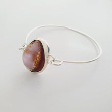Load image into Gallery viewer, CONTACT US TO RECREATE THIS SOLD OUT STYLE Bezel Set Shell Bangle - 925 Sterling Silver FJD$ - Adorn Pacific - Bracelets
