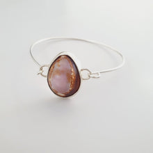 Load image into Gallery viewer, CONTACT US TO RECREATE THIS SOLD OUT STYLE Bezel Set Shell Bangle - 925 Sterling Silver FJD$ - Adorn Pacific - Bracelets
