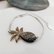 Load image into Gallery viewer, CONTACT US TO RECREATE THIS SOLD OUT STYLE Carved Fiji Oyster Mother of Pearl Shell Bracelet in 925 Sterling Silver - FJD$ - Adorn Pacific - Bracelets
