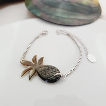 Load image into Gallery viewer, CONTACT US TO RECREATE THIS SOLD OUT STYLE Carved Fiji Oyster Mother of Pearl Shell Bracelet in 925 Sterling Silver - FJD$ - Adorn Pacific - Bracelets
