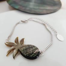 Load image into Gallery viewer, CONTACT US TO RECREATE THIS SOLD OUT STYLE Carved Fiji Oyster Mother of Pearl Shell Bracelet in 925 Sterling Silver - FJD$ - Adorn Pacific - Bracelets
