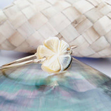 Load image into Gallery viewer, CONTACT US TO RECREATE THIS SOLD OUT STYLE Carved Oyster Shell Hibiscus Bangle - 14k Gold Filled FJD$ - Adorn Pacific - Bracelets
