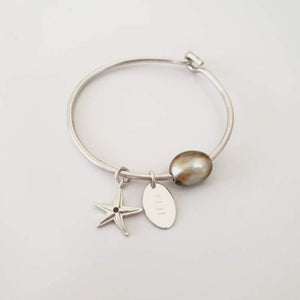 CONTACT US TO RECREATE THIS SOLD OUT STYLE Children's Charm Bangle  - 14k Gold Filled or 925 Sterling Silver FJD$ - Adorn Pacific - Bracelets