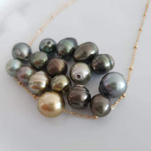 Load image into Gallery viewer, CONTACT US TO RECREATE THIS SOLD OUT STYLE Civa Fiji Circled Saltwater Pearl Fine Gold Necklace - choose your pearl &amp; chain style - FJD$ - Adorn Pacific - Necklaces

