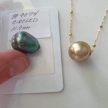 Load image into Gallery viewer, CONTACT US TO RECREATE THIS SOLD OUT STYLE Civa Fiji Pearl Fine Gold Necklace with Grade Certificate #9074 - FJD$ - Adorn Pacific - Necklaces
