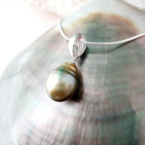 CONTACT US TO RECREATE THIS SOLD OUT STYLE Civa Fiji Pearl Necklace - 925 Sterling Silver FJD$ - Adorn Pacific - Necklaces