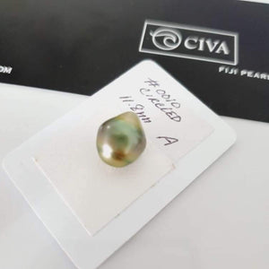 CONTACT US TO RECREATE THIS SOLD OUT STYLE Civa Fiji Saltwater Pearl with Grade Certificate (#0010) - FJD$ - Adorn Pacific - All Products
