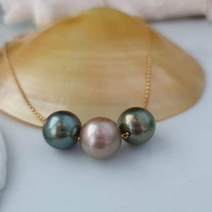 CONTACT US TO RECREATE THIS SOLD OUT STYLE Custom Fiji Saltwater Pearl Necklace - 14k Gold Filled or 925 Sterling Silver FJD$ - Adorn Pacific - Necklaces