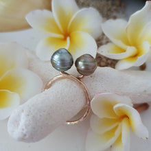 Load image into Gallery viewer, CONTACT US TO RECREATE THIS SOLD OUT STYLE Double Fiji Pearl Ring - 14k Gold Filled FJD$ - Adorn Pacific - Rings
