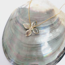 Load image into Gallery viewer, CONTACT US TO RECREATE THIS SOLD OUT STYLE Fiji Flower Oyster Shell Necklace - 925 Sterling Silver or 14k Gold Fill FJD$ - Adorn Pacific - Necklaces
