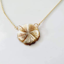 Load image into Gallery viewer, CONTACT US TO RECREATE THIS SOLD OUT STYLE Fiji Mother of Pearl Hibiscus Necklace - 14k Gold Fill or 925 Sterling Silver  FJD$ - Adorn Pacific - Necklaces
