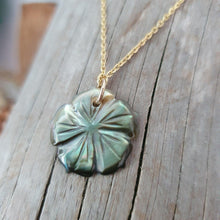Load image into Gallery viewer, CONTACT US TO RECREATE THIS SOLD OUT STYLE Fiji Mother of Pearl Hibiscus Necklace - 925 Sterling Silver or 14k Gold Fill FJD$ - Adorn Pacific - Necklaces
