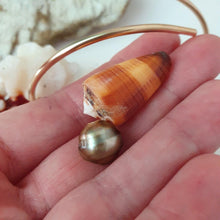 Load image into Gallery viewer, CONTACT US TO RECREATE THIS SOLD OUT STYLE Fiji Pearl and Shell Cuff - 14k Gold Filled - FJD$ - Adorn Pacific - Bracelets
