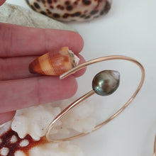 Load image into Gallery viewer, CONTACT US TO RECREATE THIS SOLD OUT STYLE Fiji Pearl and Shell Cuff - 14k Gold Filled - FJD$ - Adorn Pacific - Bracelets
