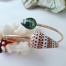 Load image into Gallery viewer, CONTACT US TO RECREATE THIS SOLD OUT STYLE Fiji Pearl and Shell Cuff - 14k Gold Filled - FJD$ - Adorn Pacific - Bracelets
