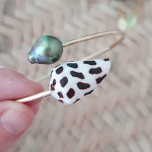 Load image into Gallery viewer, CONTACT US TO RECREATE THIS SOLD OUT STYLE Fiji Pearl and Shell Cuff - 14k Gold Filled - FJD$ - Adorn Pacific - Bracelets
