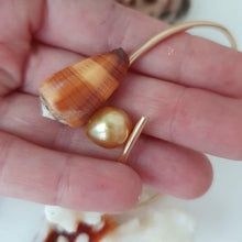 Load image into Gallery viewer, CONTACT US TO RECREATE THIS SOLD OUT STYLE Fiji Pearl and Shell Cuff - 14k Gold Filled - FJD$ - Adorn Pacific - Bracelets
