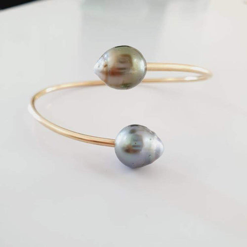 CONTACT US TO RECREATE THIS SOLD OUT STYLE Fiji Pearl Cuff - 14k Gold Filled FJD$ - Adorn Pacific - Bracelets