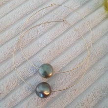 Load image into Gallery viewer, CONTACT US TO RECREATE THIS SOLD OUT STYLE Fiji Pearl Hoop Earrings - 925 Sterling Silver or 14k Gold Fill FJD$ - Adorn Pacific - Earrings
