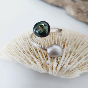 CONTACT US TO RECREATE THIS SOLD OUT STYLE Fiji Pearl Twist Ring - 925 Sterling Silver FJD$ - Adorn Pacific - Rings