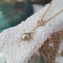 Load image into Gallery viewer, CONTACT US TO RECREATE THIS SOLD OUT STYLE Fiji Saltwater Adjustable Pearl Lariat Necklace - 14k Gold Fill or 925 Sterling Silver FJD$ - Adorn Pacific - Necklaces

