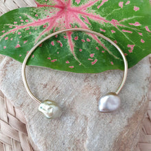 Load image into Gallery viewer, CONTACT US TO RECREATE THIS SOLD OUT STYLE Fiji Saltwater Pearl Cuff in 14k Gold Fill - FJD$ - Adorn Pacific - Bracelets
