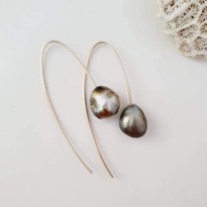 CONTACT US TO RECREATE THIS SOLD OUT STYLE Fiji Saltwater Pearl Earrings - 14k Gold Fill or 925 Sterling Silver FJD$ - Adorn Pacific - Earrings