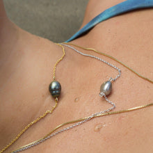 Load image into Gallery viewer, CONTACT US TO RECREATE THIS SOLD OUT STYLE Fiji Saltwater Pearl Infinity Necklace - 925 Sterling Silver FJD$ - Adorn Pacific - Necklaces
