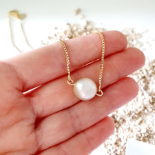 Load image into Gallery viewer, CONTACT US TO RECREATE THIS SOLD OUT STYLE Fiji Saltwater Pearl Infinity Necklace - 925 Sterling Silver FJD$ - Adorn Pacific - Necklaces
