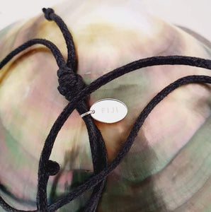 CONTACT US TO RECREATE THIS SOLD OUT STYLE Fiji Saltwater Pearl Multi-Way Wax Cord or Faux Suede Leather Bracelet/Necklace/Anklet - FJD$ - Adorn Pacific - Bracelets