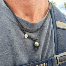Load image into Gallery viewer, CONTACT US TO RECREATE THIS SOLD OUT STYLE Fiji Saltwater Pearl Multi-Way Wax Cord or Faux Suede Leather Bracelet/Necklace/Anklet - FJD$ - Adorn Pacific - Bracelets
