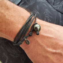 Load image into Gallery viewer, CONTACT US TO RECREATE THIS SOLD OUT STYLE Fiji Saltwater Pearl Multi-Way Wax Cord or Faux Suede Leather Bracelet/Necklace/Anklet - FJD$ - Adorn Pacific - Bracelets
